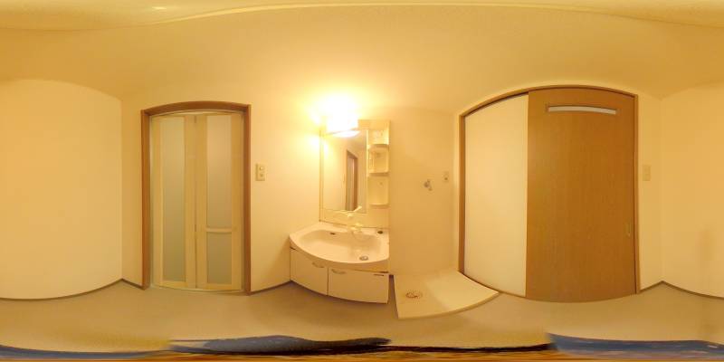 パノラマ画像洗面所