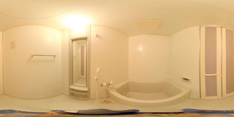 パノラマ画像バスルーム