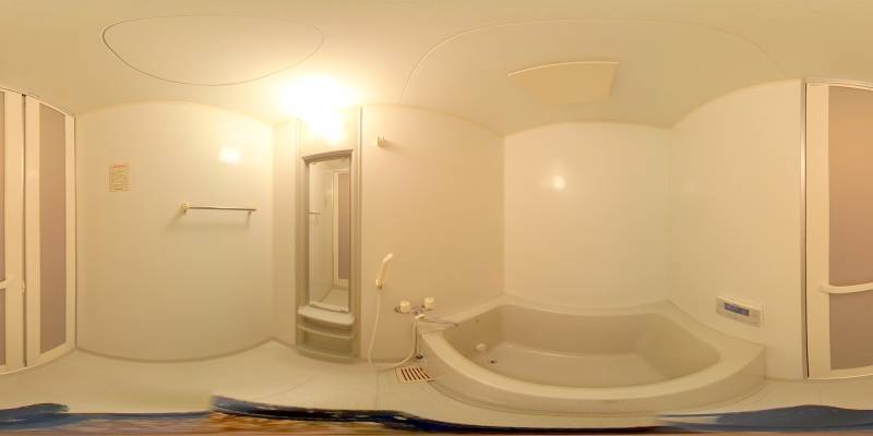 パノラマ画像バスルーム