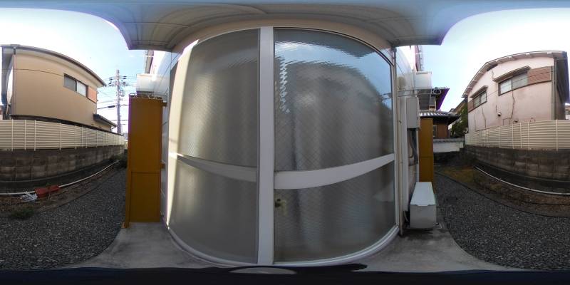 パノラマ画像バルコニー