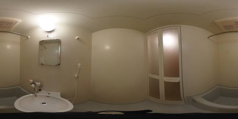 パノラマ画像バスルーム