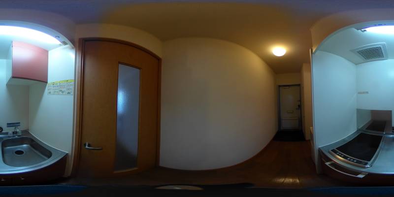 パノラマ画像キッチン