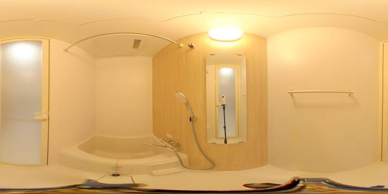 パノラマ画像バスルーム