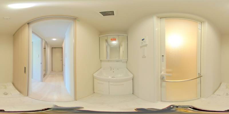 パノラマ画像洗面所