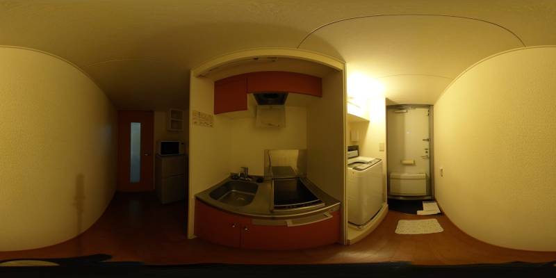 パノラマ画像キッチン