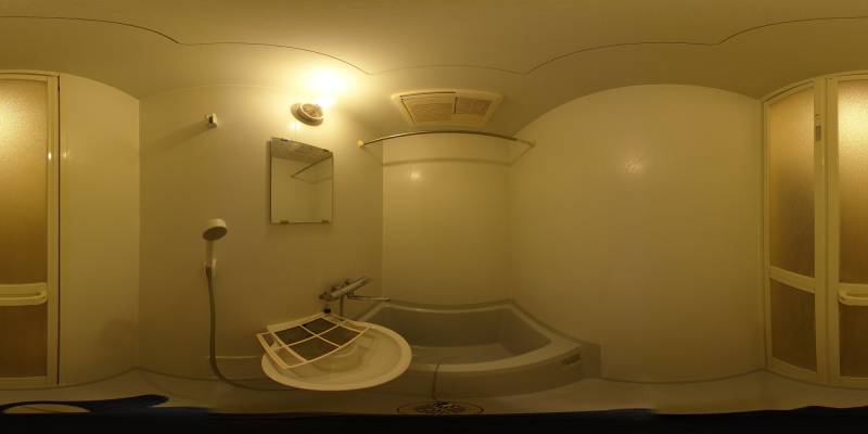 パノラマ画像バスルーム