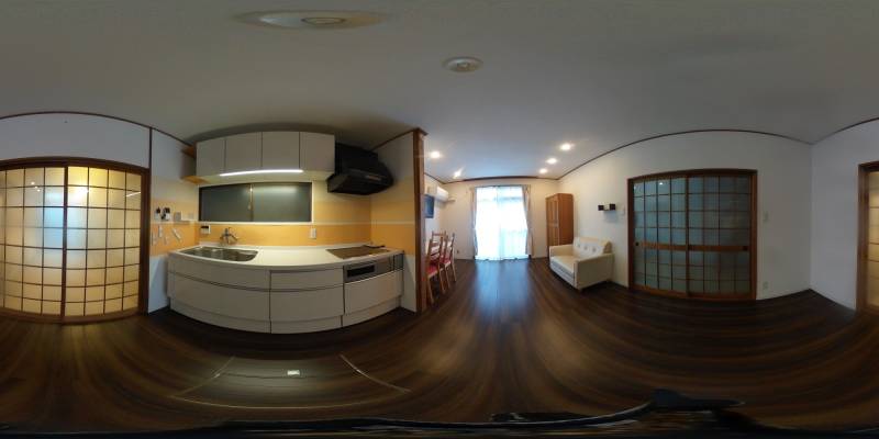 パノラマ画像キッチン