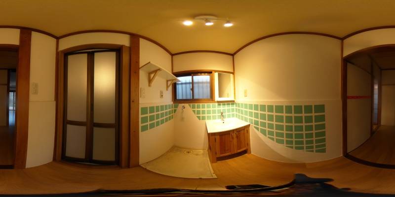 パノラマ画像洗面所