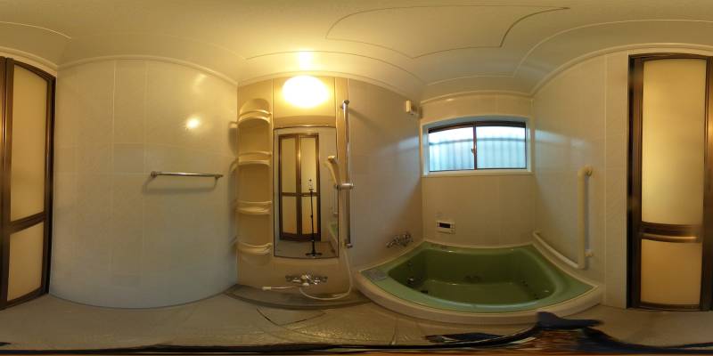 パノラマ画像バスルーム