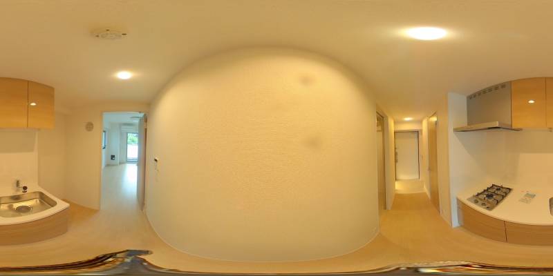 パノラマ画像キッチン