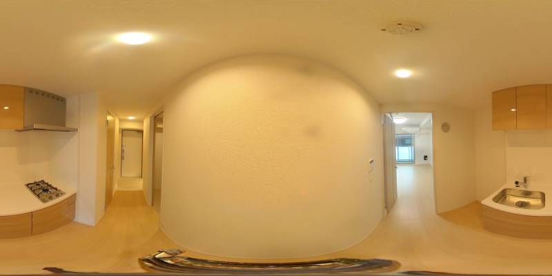 パノラマ画像キッチン
