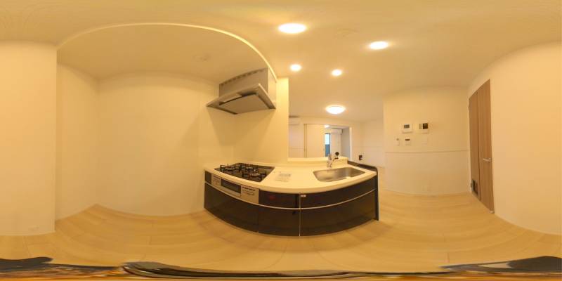 パノラマ画像キッチン