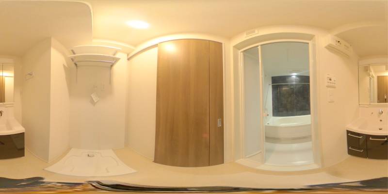 パノラマ画像洗面所