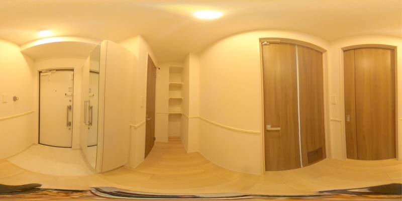 パノラマ画像玄関