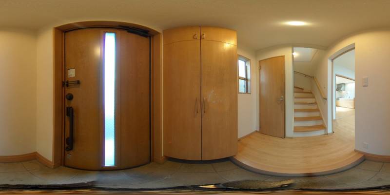 パノラマ画像玄関