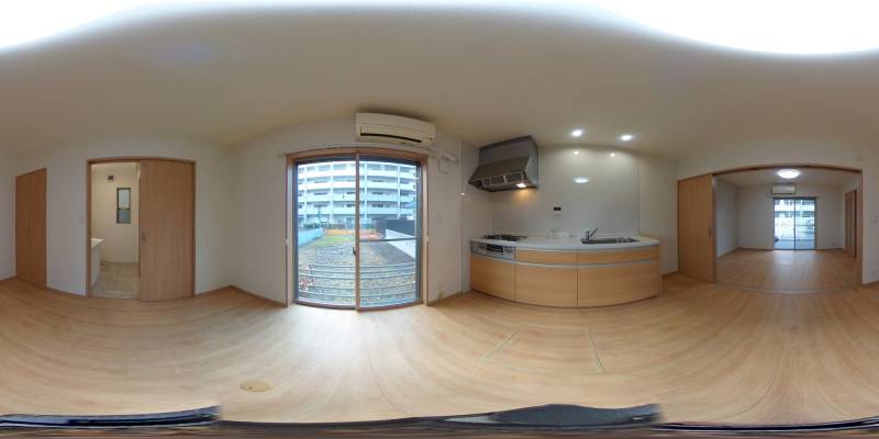 パノラマ画像リビング