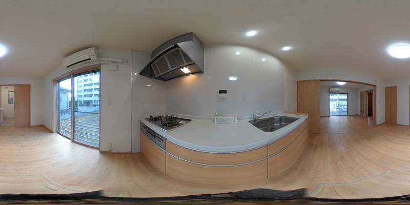 パノラマ画像キッチン