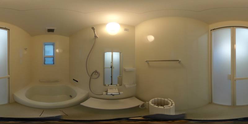 パノラマ画像バスルーム