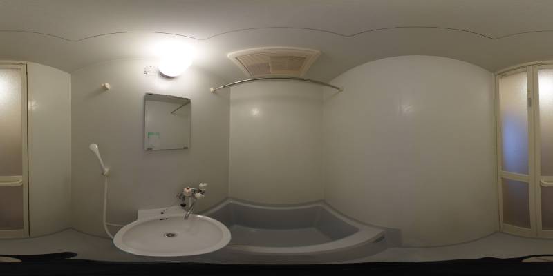 パノラマ画像バスルーム