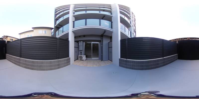 パノラマ画像バルコニー