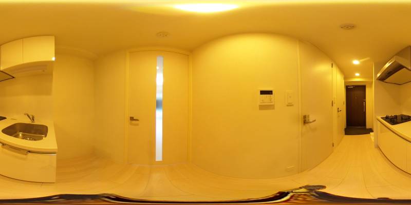 パノラマ画像キッチン