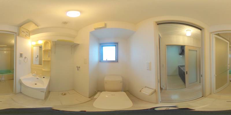 パノラマ画像トイレ