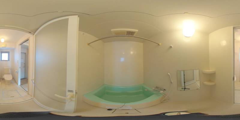 パノラマ画像バスルーム