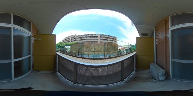 パノラマ画像バルコニー