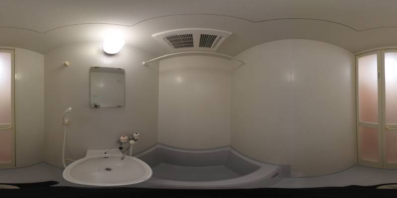 パノラマ画像バスルーム