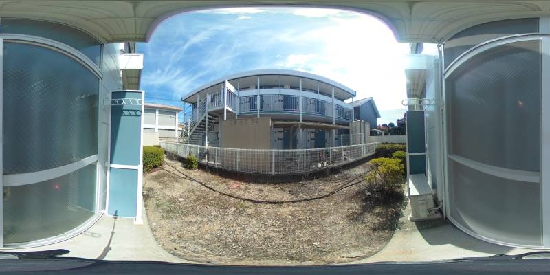 パノラマ画像バルコニー