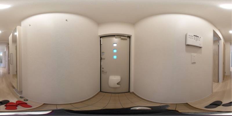 パノラマ画像玄関