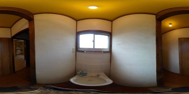 パノラマ画像洗面所