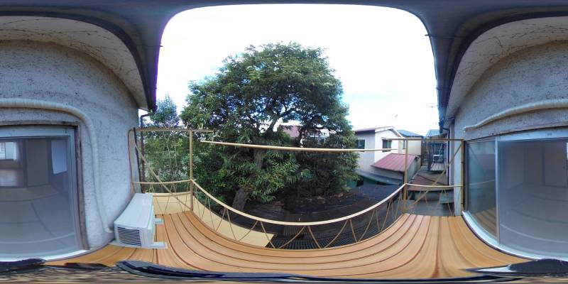 パノラマ画像バルコニー