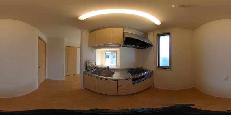 パノラマ画像キッチン