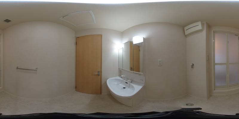 パノラマ画像洗面所