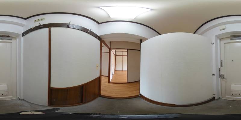 パノラマ画像玄関