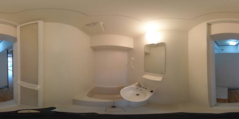 パノラマ画像バスルーム