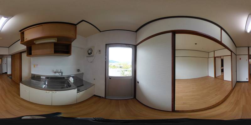 パノラマ画像キッチン