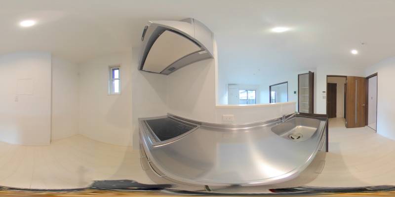 パノラマ画像キッチン