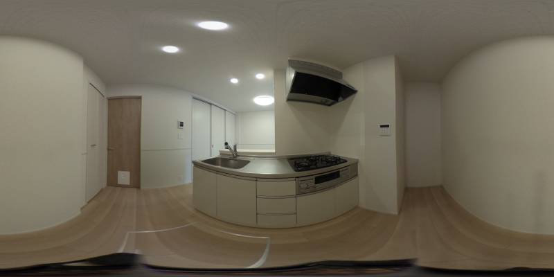 パノラマ画像キッチン