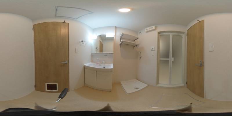 パノラマ画像洗面所