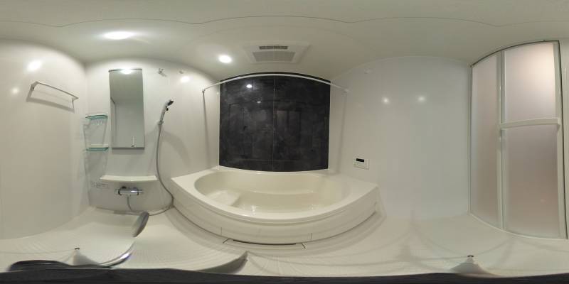 パノラマ画像バスルーム