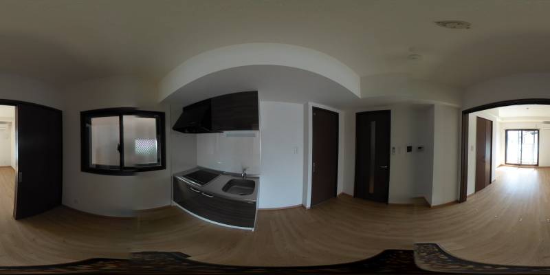 パノラマ画像キッチン