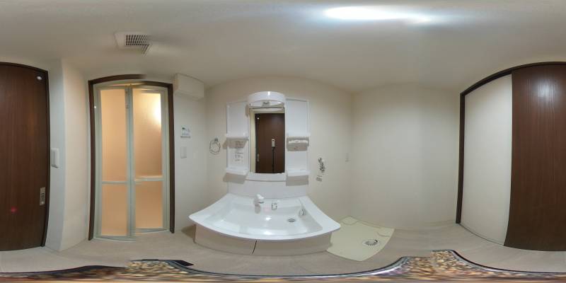 パノラマ画像洗面所