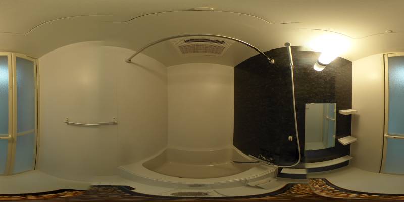 パノラマ画像バスルーム