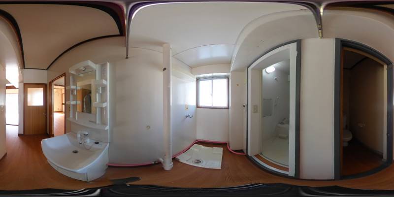 パノラマ画像洗面所