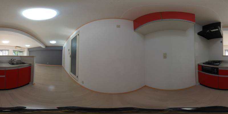 パノラマ画像キッチン