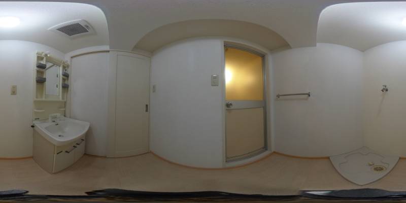 パノラマ画像洗面所