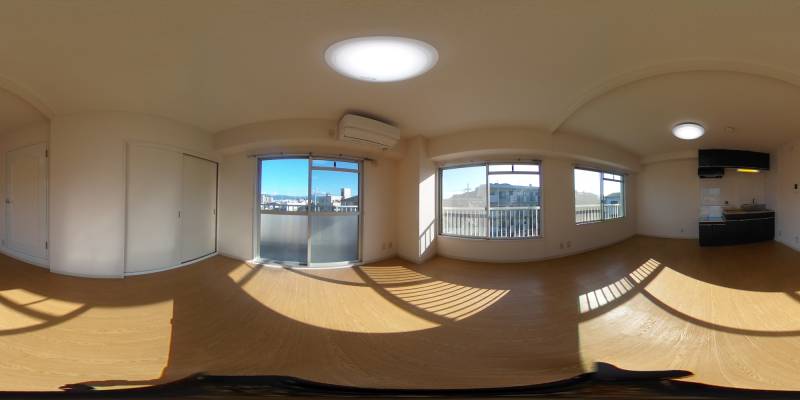 パノラマ画像リビング