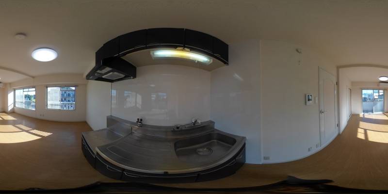 パノラマ画像キッチン